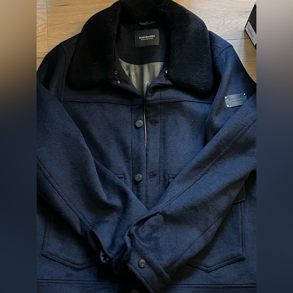Men’s Scotch and Soda coat like new worn 1x